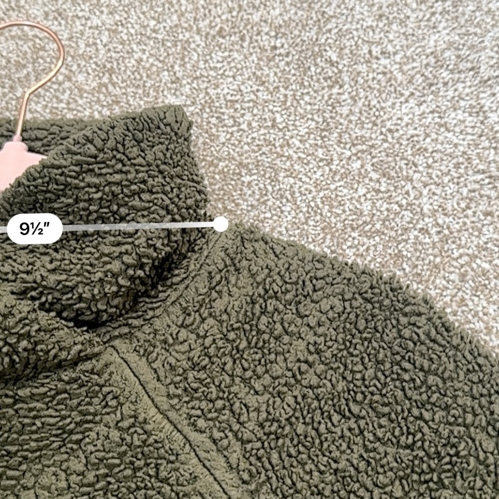 Nike Green Fleece Jacket/ Pullover - Picture 13 of 15
